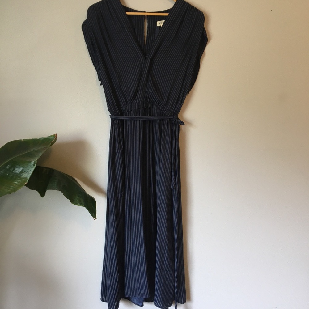 Rag Poets Navy Dress